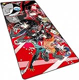 Persona 5 Large Japanese Anime Gaming Mouse Pad with Stitched Edges,2mm Thick Extended Mousepad,Non-Slip Rubber Base,Desk Mat for Gamer,Professional Esports,Office & Home,35.4x15.7inch (60cm*30cm)