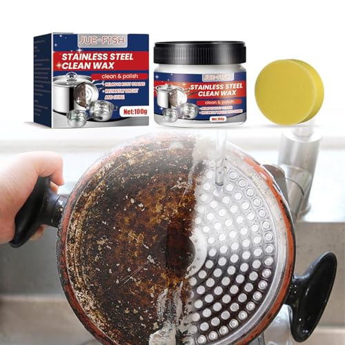 Pasta para limpieza de acero inoxidable 100g