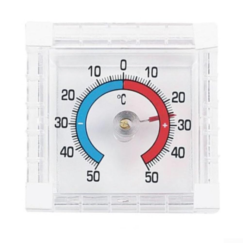 Termómetro Bimetálico Exterior Plástico 7.6cm Termómetro Bimetálico