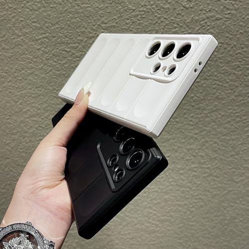 Coque de luxe en silicone mat gris pour Samsung Galaxy S24 Ultra - 6