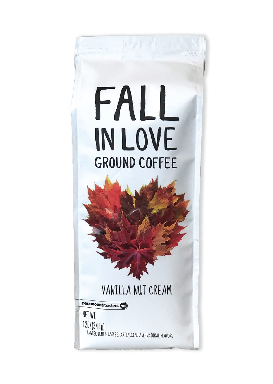 Paramount Roasters Fall In Love Vanilla Nut Cream Flavored Ground Coffee, 1-12 ounce package from Paramount Coffee Company