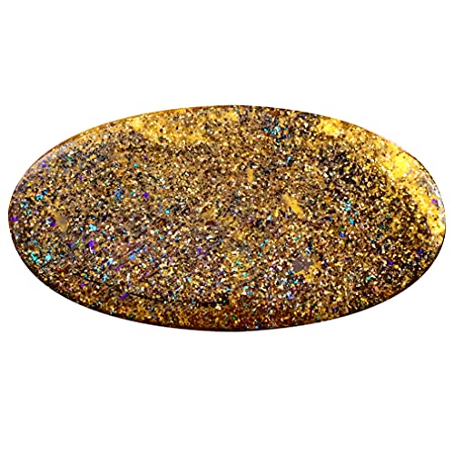 Opale Koroit d'Australie 8.63 ct, la magie d'une opale rocheuse naturelle aux feux multicolores