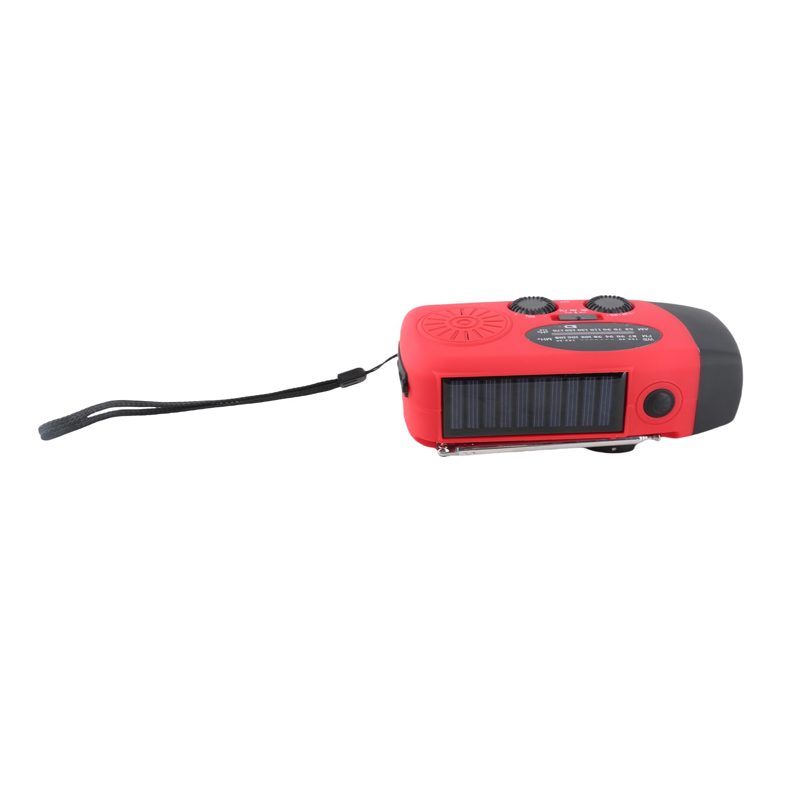 Radio solaire d'urgence FM/AM/NOAA avec lampe de poche 3 LED et batterie externe 1000 mAh