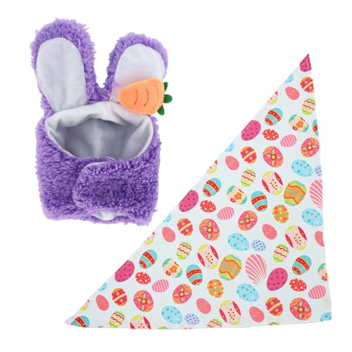 Lawn Duck Clothes | Cute Easter Party Scarf Hat,Porch Duck