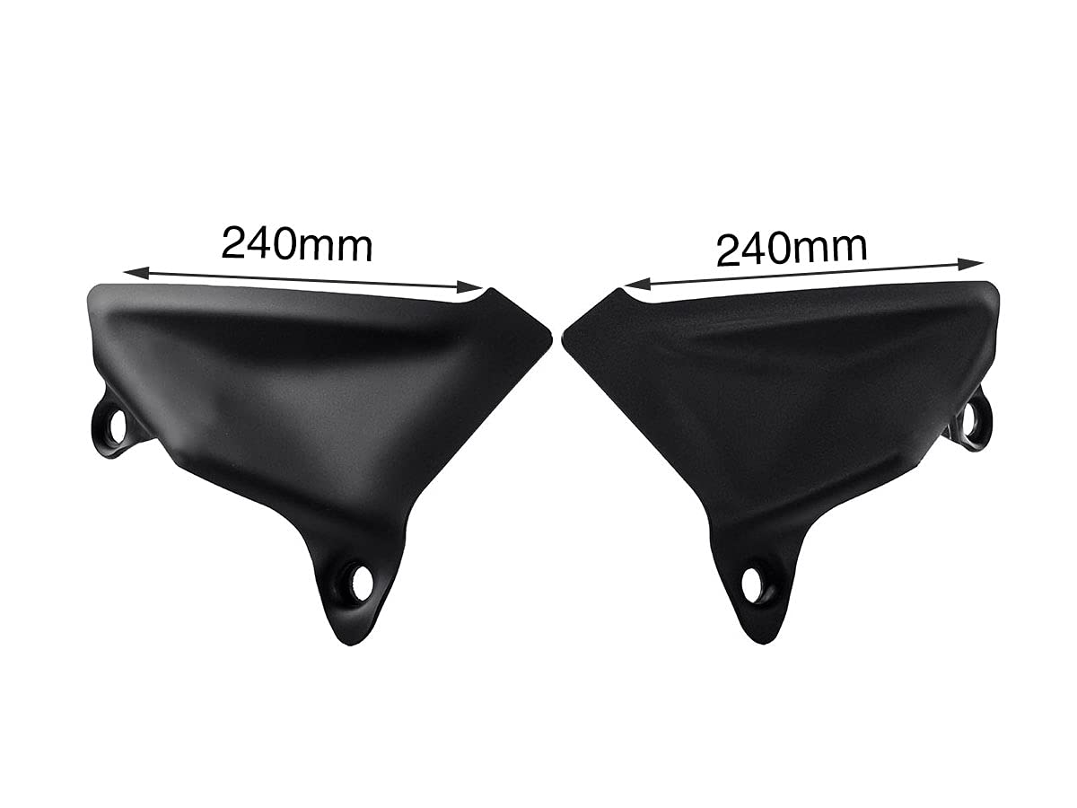 COPPIA DEFLETTORI ARIA NERO OPACO WRS COMPATIBILI CON MULTISTRADA V4 / S/S SPORT 2020-2023