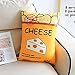 Produktbild Simulation Pommes Popcorn Und Käse Plüsch Kissen Weichen Snack Füllung Kissen Puppe Hause Sofakissen Kinderspielzeug-Käse