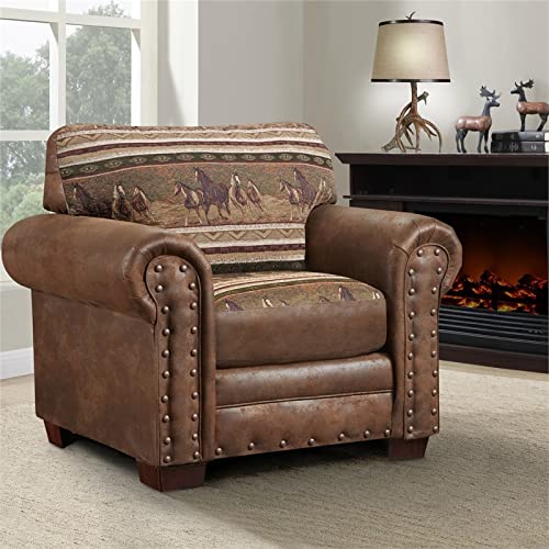 American Furniture Classics 4-Piece Wild Horses Sofa #TOP7