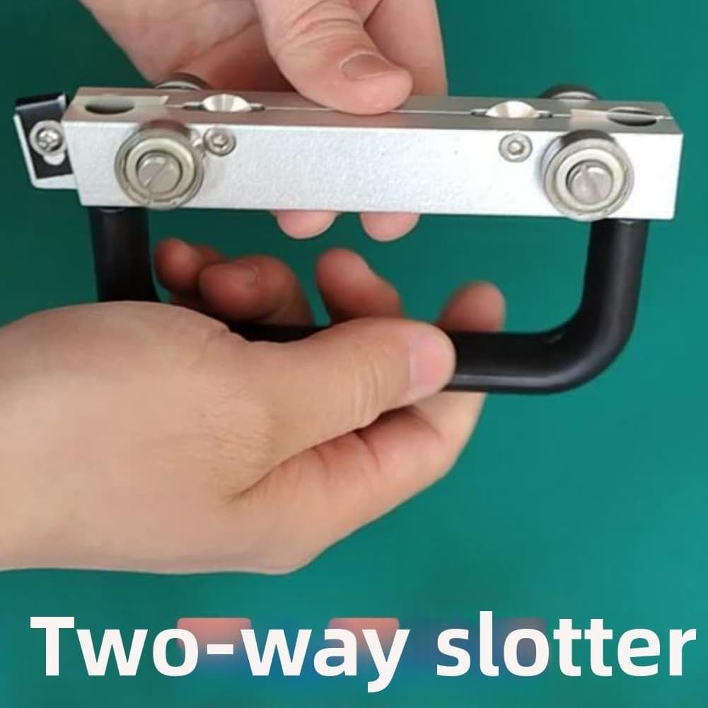 Roue de guidage de rainurage en PVC amélioré en acier inoxydable pour linoléum et revêtements de sol commerciaux (10 petites lames)