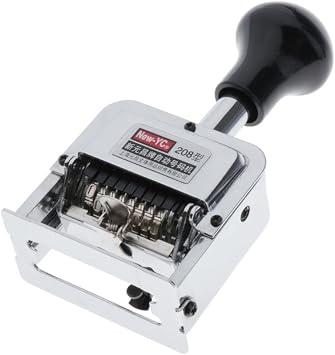 Generic Metal 8 Digits Automatic Numbering & Dating Machine Self Inking Coder