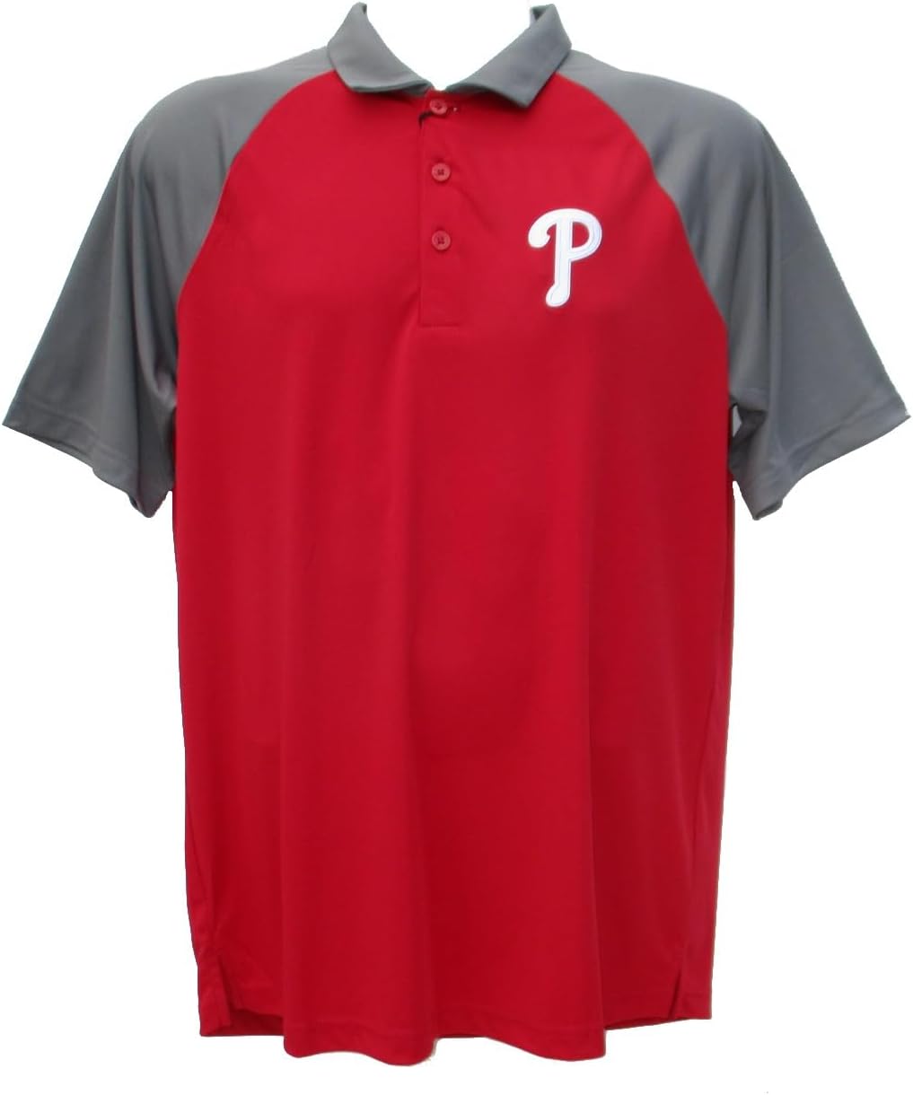 Men's Philadelphia Phillies Bleachers Performance Polo Shirt - Team Colors
