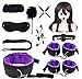 Sex Purples for Adults Couples Bed Restraints Kit for Couples Under King Bed Neck to Wrist Bondage Restraints Set Leg Spreader Bar Bed Straps for Adult Play Bondaged Rope Cord & Rope Bedroom Sweater