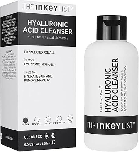 The INKEY List Hyaluron Säure Reinigungsmittel 150 ml Englisch-UK