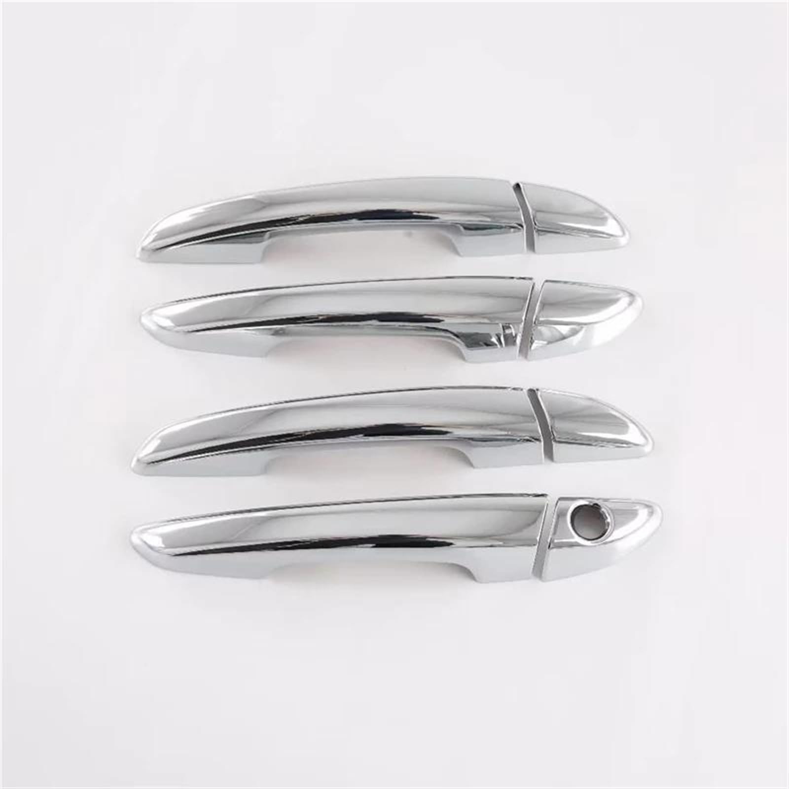 Noheeu Chrome B Car Parts Abs Door Handle Covers With Smart Entry Hole For Hyundai For Sonata Lf 7Th For Generation 2014-2019(Chrome B)