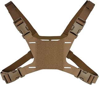 Tactical Vest Phone Holder,Foldable Universal Chest Cell Phone Board Plate Carrier Navigation Board Molle Mount for Screen Size 4.7-6.7INCH