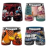 Très grand choix de Pack de 4 Boxers FREEGUN Garçon