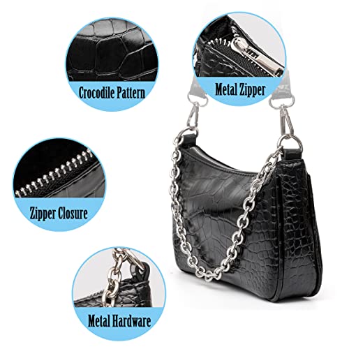 Bolso bandolera pequeño de cuero para mujer miniatura 6