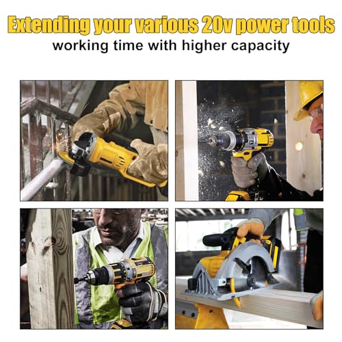 Ibanti Dcb206 Battery Replacement For Dewalt 20V Battery Compatible With Dewalt 20V Battery Dcb206 Dcb203 Dcb204 Dcb200 Dcd/Dcf/Dcg For Dewalt 20 Volt Max Series Cordless Power Tools thumb #5