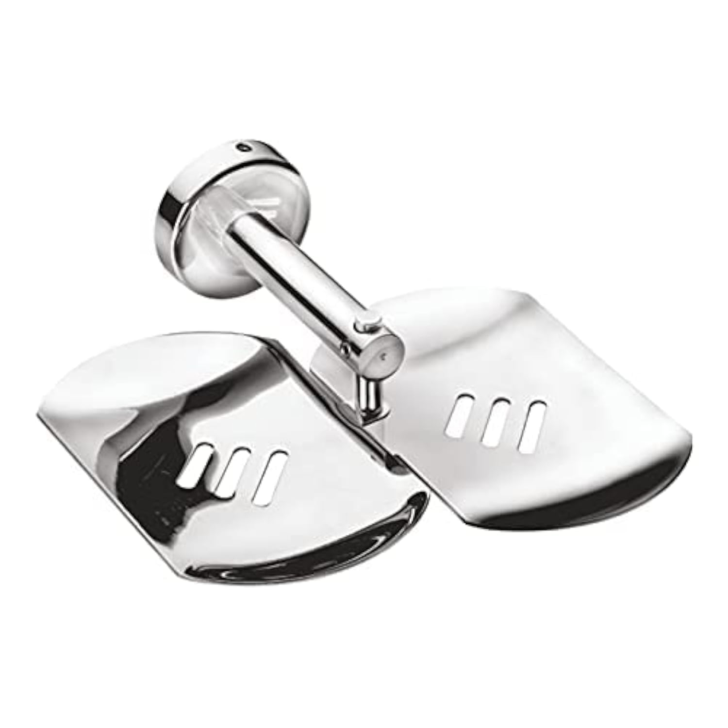 Ruhe® Soap Dish Holder Stainless Steel Wall Mounted Round Double Soap Dish/Soap Stand/Soap Holder | Chrome Finish (B097F34TX4) Amazon Price History, Amazon Price Tracker
