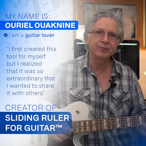 sliding rulers for guitar the original guitar scale chart for pentatonic diatonic amp modes perfect visual learning aid for all skill levels beginner to advanced players practice with ease