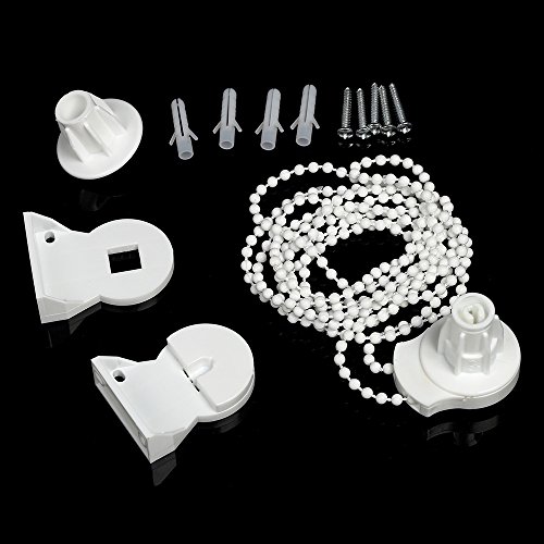 Everso - Kit completo de reparación de estor de 25 mm, con soportes y cadena