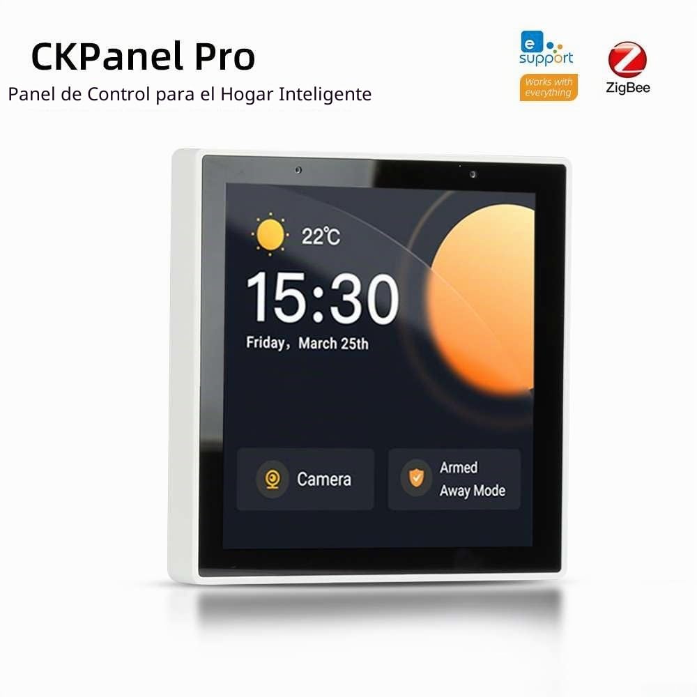 Smart Home Panel de control de 3,95 pulgadas pantalla táctil para control de voz a través de Alexa y (con función de puerta de enlace para ZIGBEE)