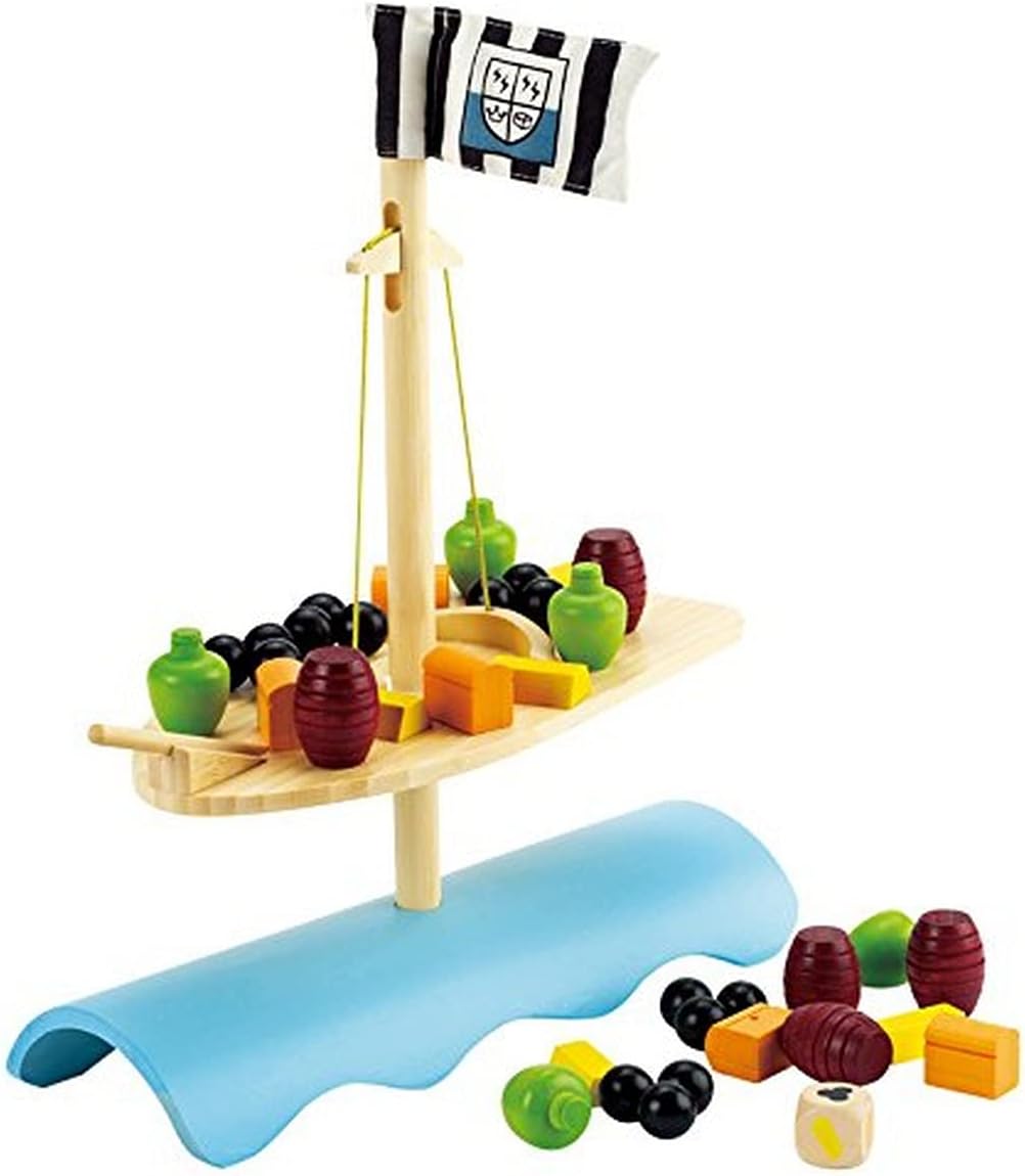 Hape Award Winning Bamboo Stormy Seas Playset