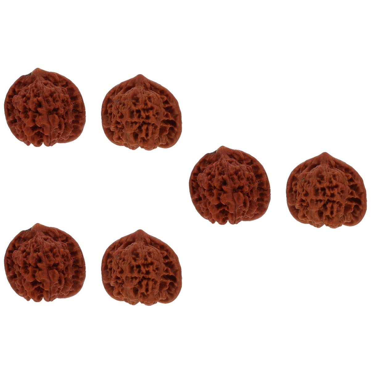 SEWOART 6 Pcs Walnut Fitness Hand Play Sports Stress Balls Chinese Hand Exercise Balls Spiritual Baoding Balls Chinese Hand Ball Massage Baoding Ball Chinese Baoding Ball Walnut Core