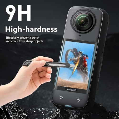 Image of Action Pro Protective Frame Case with Screen Protector and Lens Guard Cap Compatible with Insta360 X4 Action Camera Accessories Kit