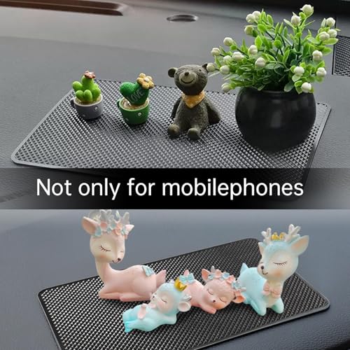 1 Stück Universal Antirutsch Pad,Wiederverwendbare Antirutschmatte Auto rutschfeste,PVC-Material Anti,für Antirutschmatten Auto,um das Abrutschen von Handys und Sonnenbrillen zu Verhindern-13 x 18 cm