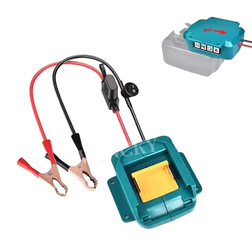 zmart マキタ対応 18V バッテリー BL1830 BL1840 BL1850 BL1860 用 イグナイター ジャンプスターター 車用 ブースターケーブル ヒューズ スイッチ 付き 緊急電源キット