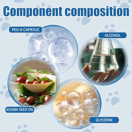 OPEIXSAYKOC Katze Akne Kinn Pflegeset,Ausgestattet mit Katzenaknebürste,Pflegt Katzenkinn Weichheit und Frische,30 G