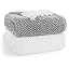 Pack of 2 (Black / Ivory)