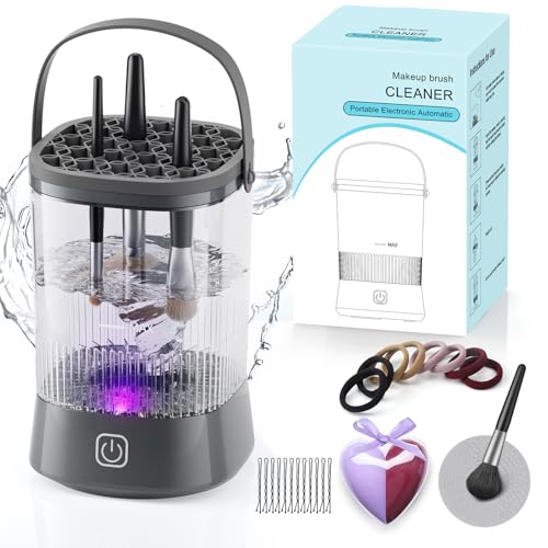 Electric Makeup Brush Cleaner - 9000 RPM Makeup Brush Cleaning Ma...
