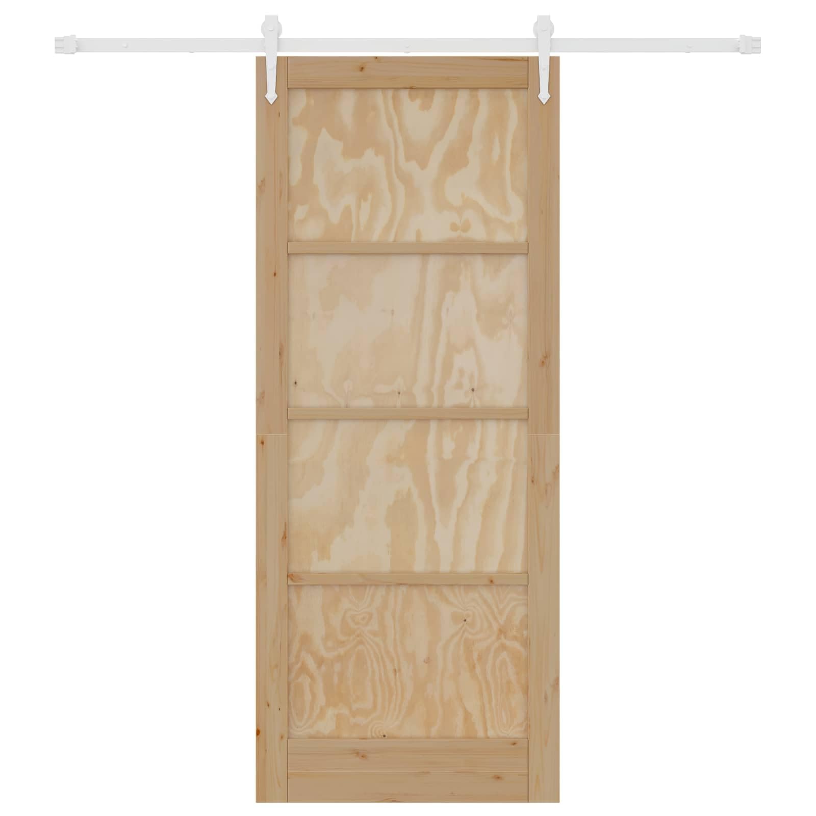 Schiebetür Orkdal Natur und Weiß 86 x 211 cm