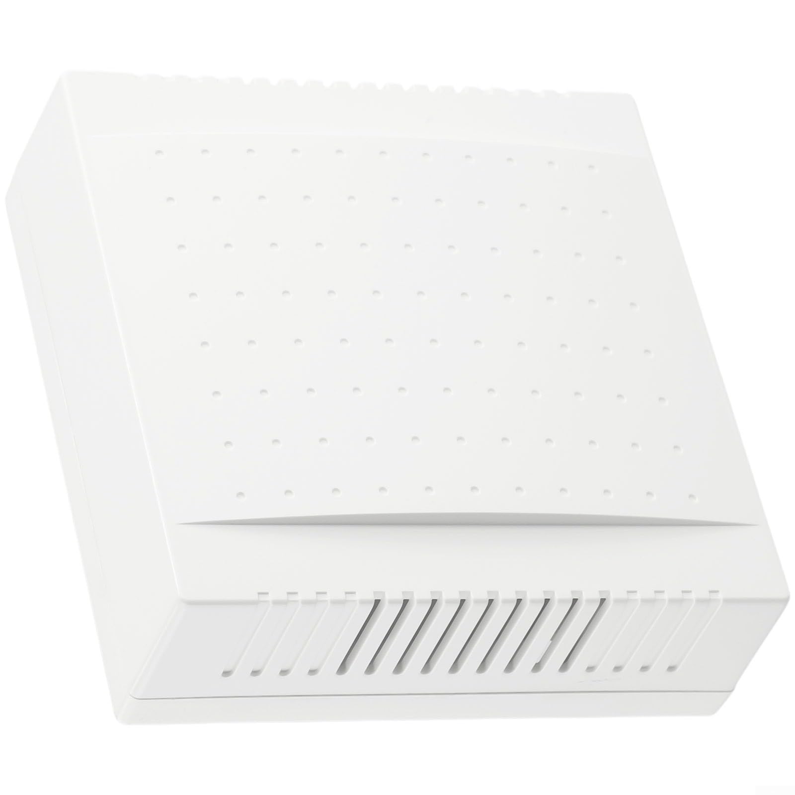 Yhenlovtt Don - Timbre para puerta con cable, panel de instalación, con sonido de hotel DIN, 108 x 108 x 36 mm, material ABS blanco para casa, oficina, hotel, 220 V