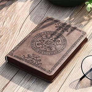 EDDGE Vintage PU-Leder Notizbuch Reisetagebuch