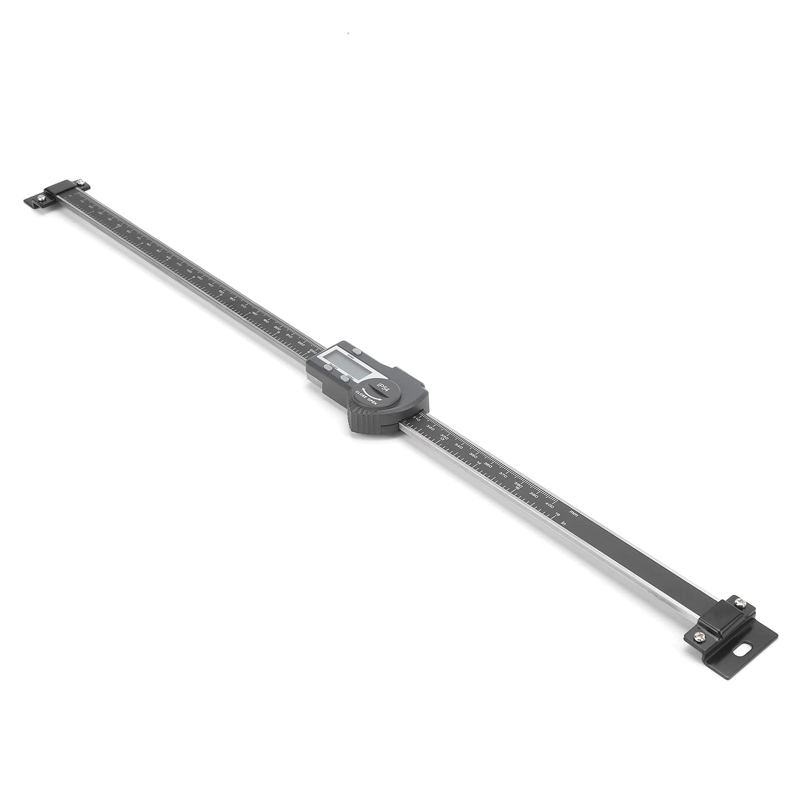 Digitales Display-Lineal, Genaues, Hochwertiges Messmessgerät für Drehmaschinen-Ausgangsmessschieber, 0–400 Mm, Aluminiumlegierung