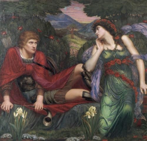 Peinture murale Vénus et Adonis pour créer une ambiance artistique dans votre salon