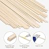 Menkxi 480 Pcs Balsa Wood Sticks 1/8 x 1/8 x 12 Inch Wood Strips Hardwood Square Wooden Craft Dowel Unfinished Balsa Wooden Sticks for Crafts DIY Projects Models Making Supplies #4
