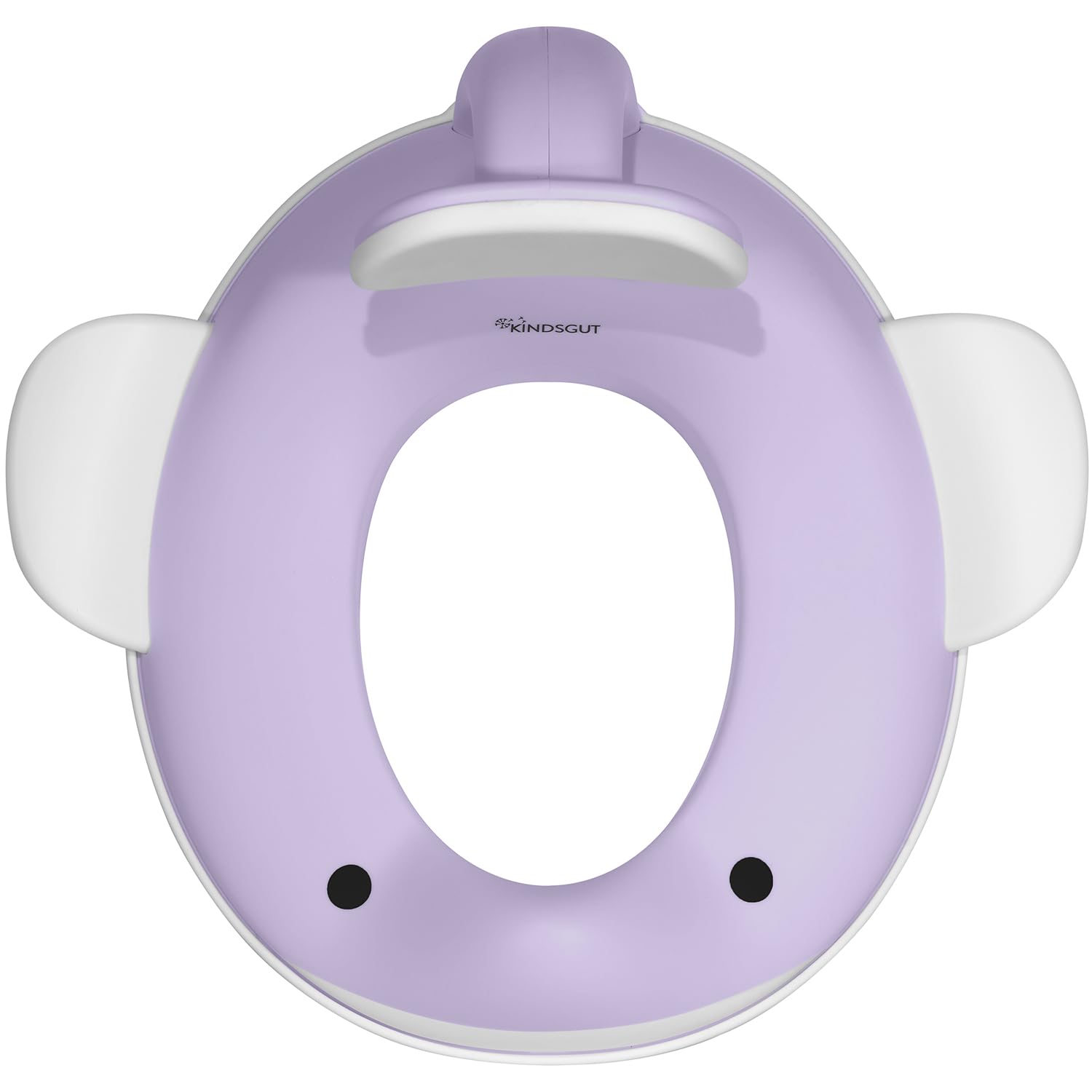 Kindsgut Réducteur de toilette baleine pour enfants, conception de baleine adaptée aux enfants, dans des couleurs subtiles et modernes, adapté aux enfants, lilas