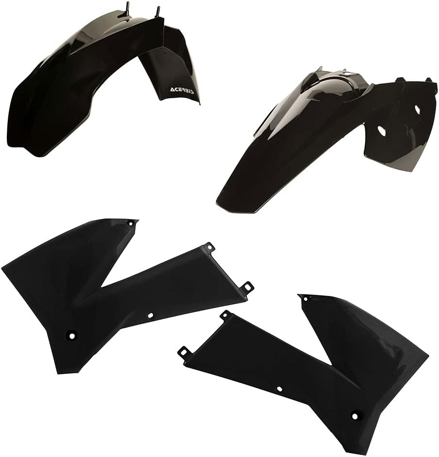 Acerbis Replica Plastic Kit Black for KTM 450 EXC 4-Stroke 2005-2007