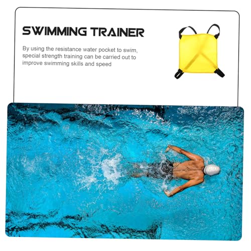 Paracaídas de natación ajustable para entrenamiento de resistencia acuática miniatura 4