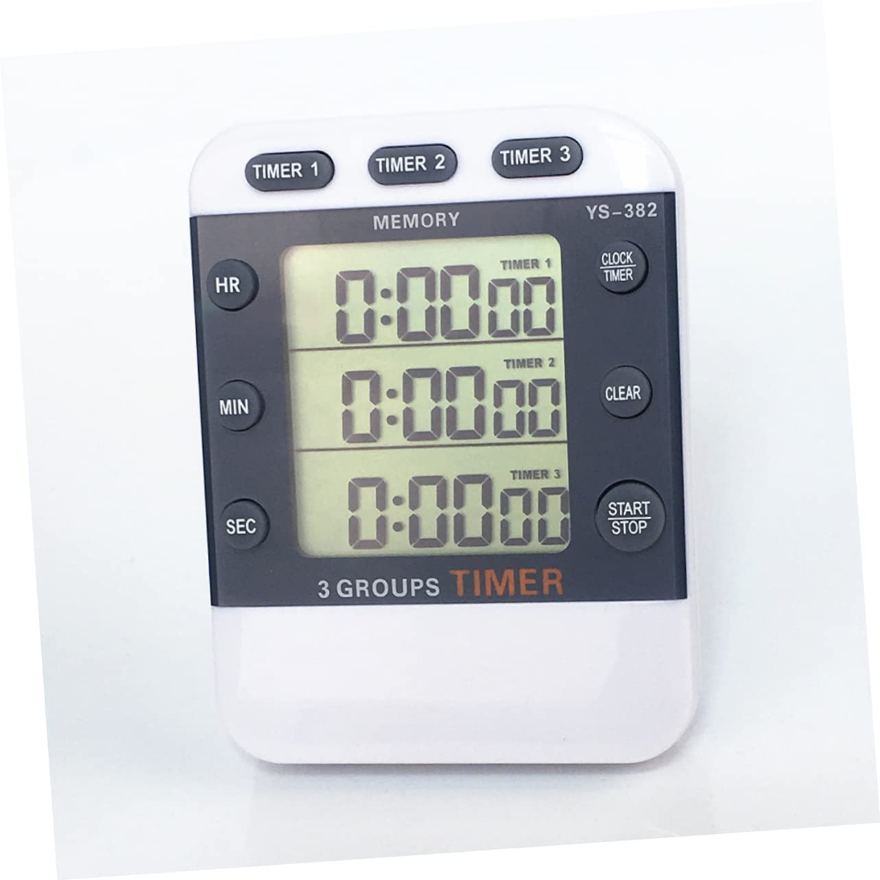 3piezas Cronómetro Digital De Pantalla LCD Líneas Temporizador Regresivo para Cocina Cronógrafo Práctico y Portátil Sin Batería para Cocinar y Hornear