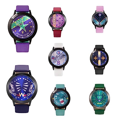 ジョジョの奇妙な冒険 腕時計 ウォッチ デジタル LED 空条承太郎 空条徐倫 ディオ ジョルノ 東方仗助 ミスタ 吉良吉影 デジタルタッチスクリーンウォッチ 発光 クォーツ時計 時計 カレンダー 防水 通勤 誕生日 クリスマス ギフト プレゼント 男女兼