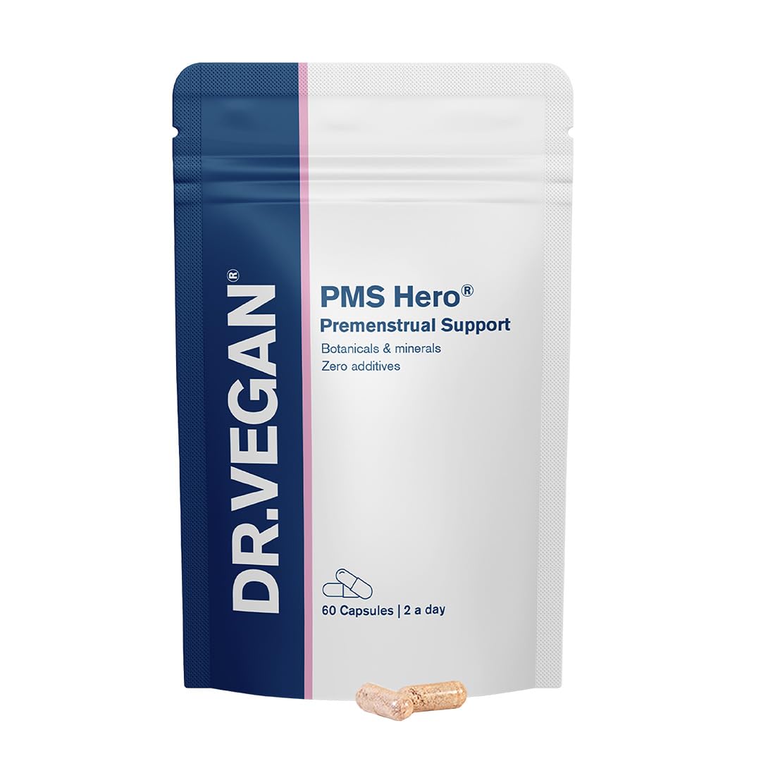 Dr.vegan Women's Dr. Vegan Pms Hero 30 Day Supply 2 Capsules Per Day