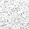 Belle Vous Witte Decoratieve Natuurlijke Stenen (3,6Kg per Zak) – 1,2 cm Mini Geassorteerde Kiezelstenen – Gemixte…