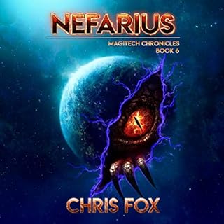 Nefarius Audiolibro Por Chris Fox arte de portada