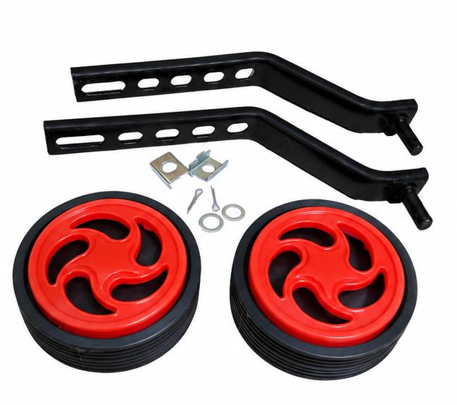 Bicycle Side Supporter Wheel Adjustable Side Support Wheel Set for 14 to 20 inch fir Kids Bicycle-image-37