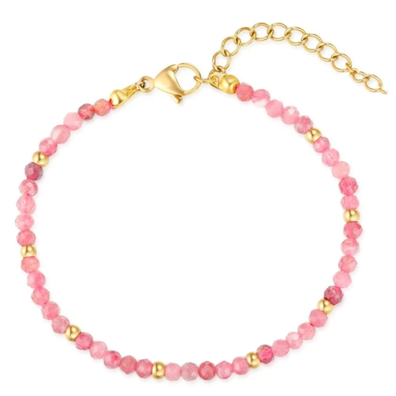 Gemstone Energy Bracelets for Women, Crystal Gems Healing Bracelets, Natural Stone Charm Beaded Bracelets.