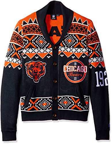 FOCO NFL Men's Cardigan